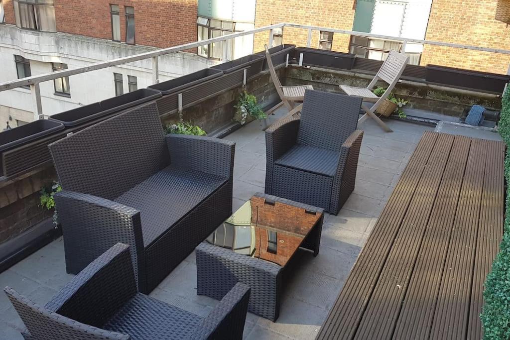 Studio Apt With Huge Balcony Near Oxford St - Marble Arch - Hydepark Londen Buitenkant foto